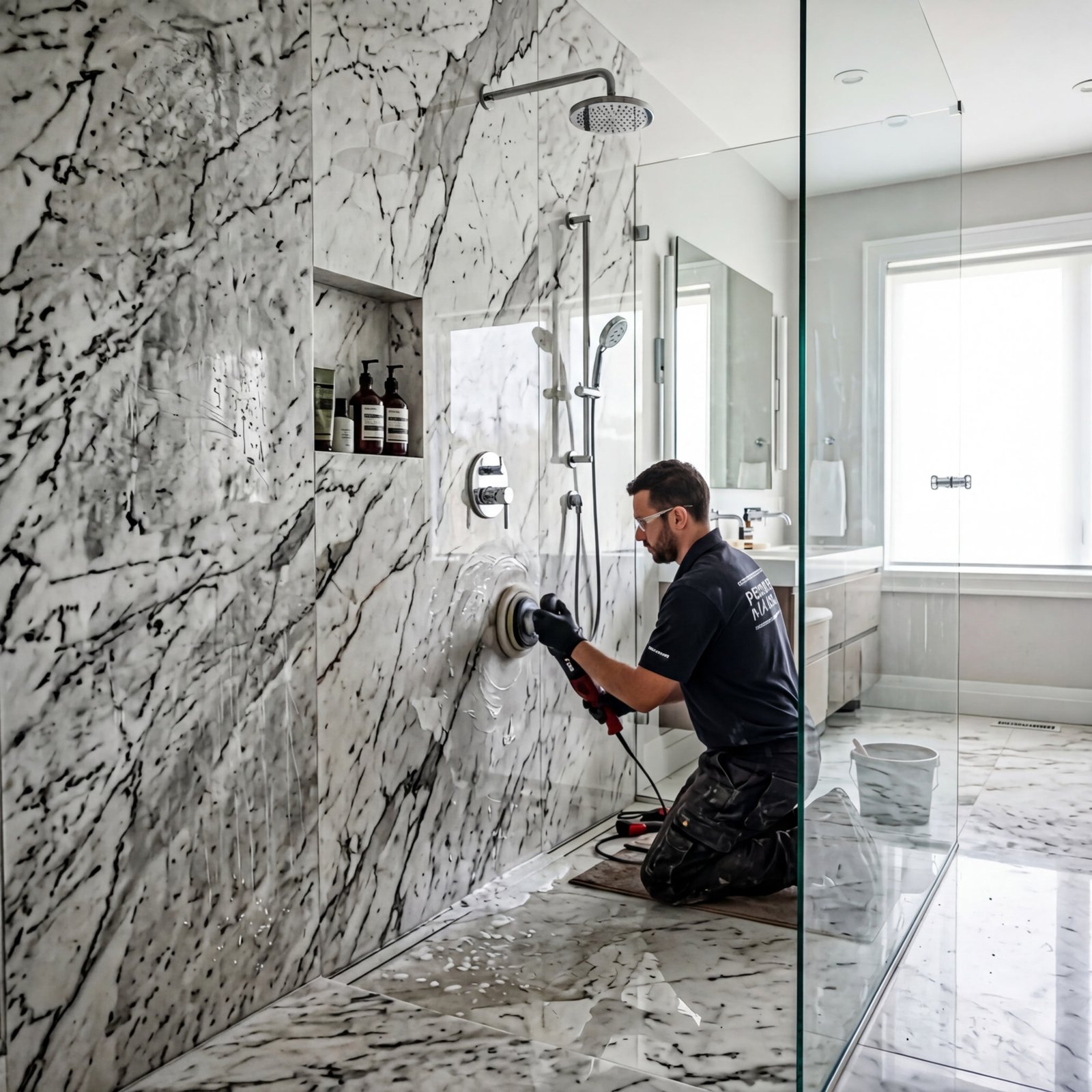 Shower Marble Refinishing